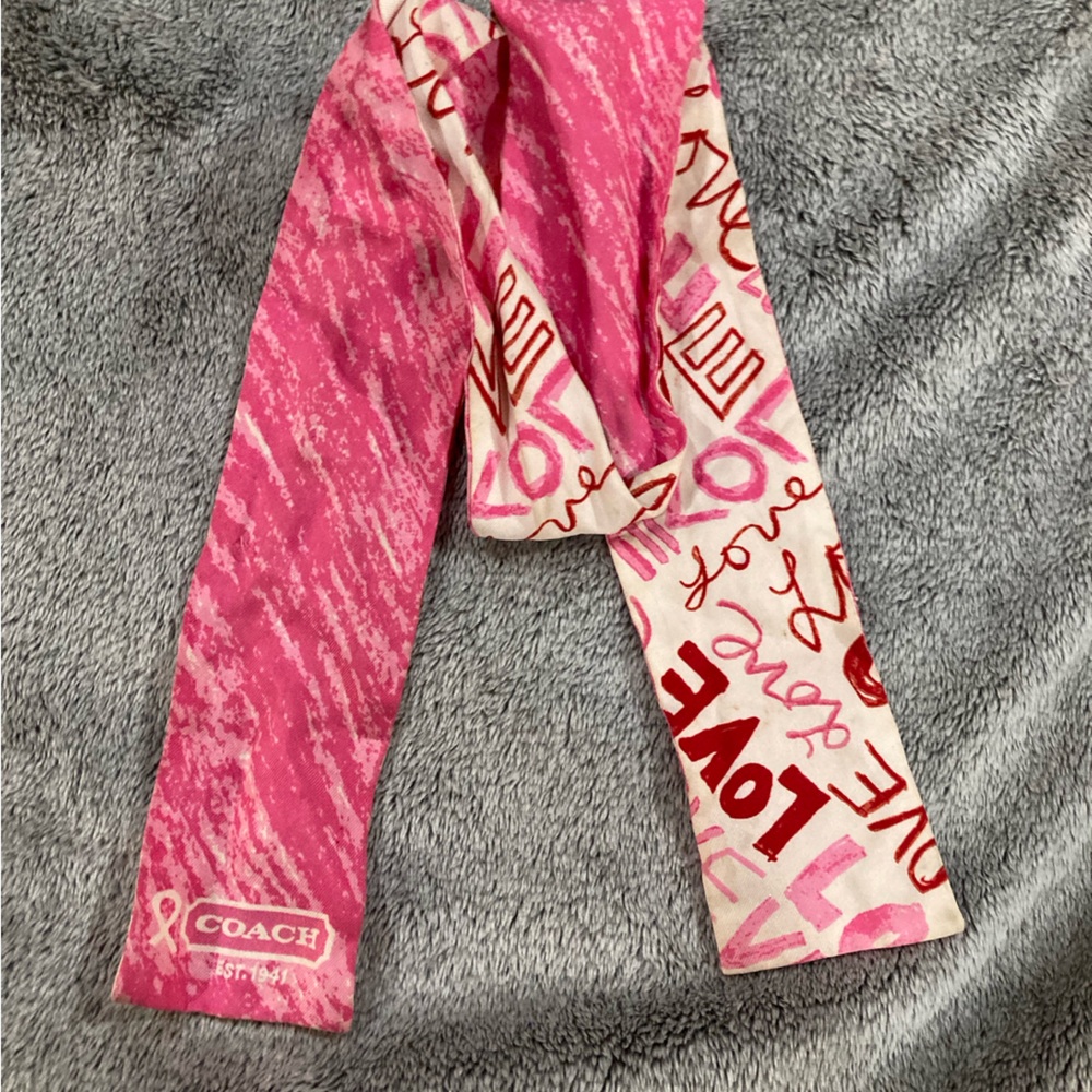 Coach HTF limited edition Silk Scarf